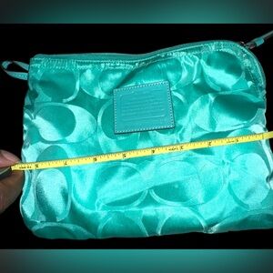 Coach toiletry wallet snap in  insert bag ♻️